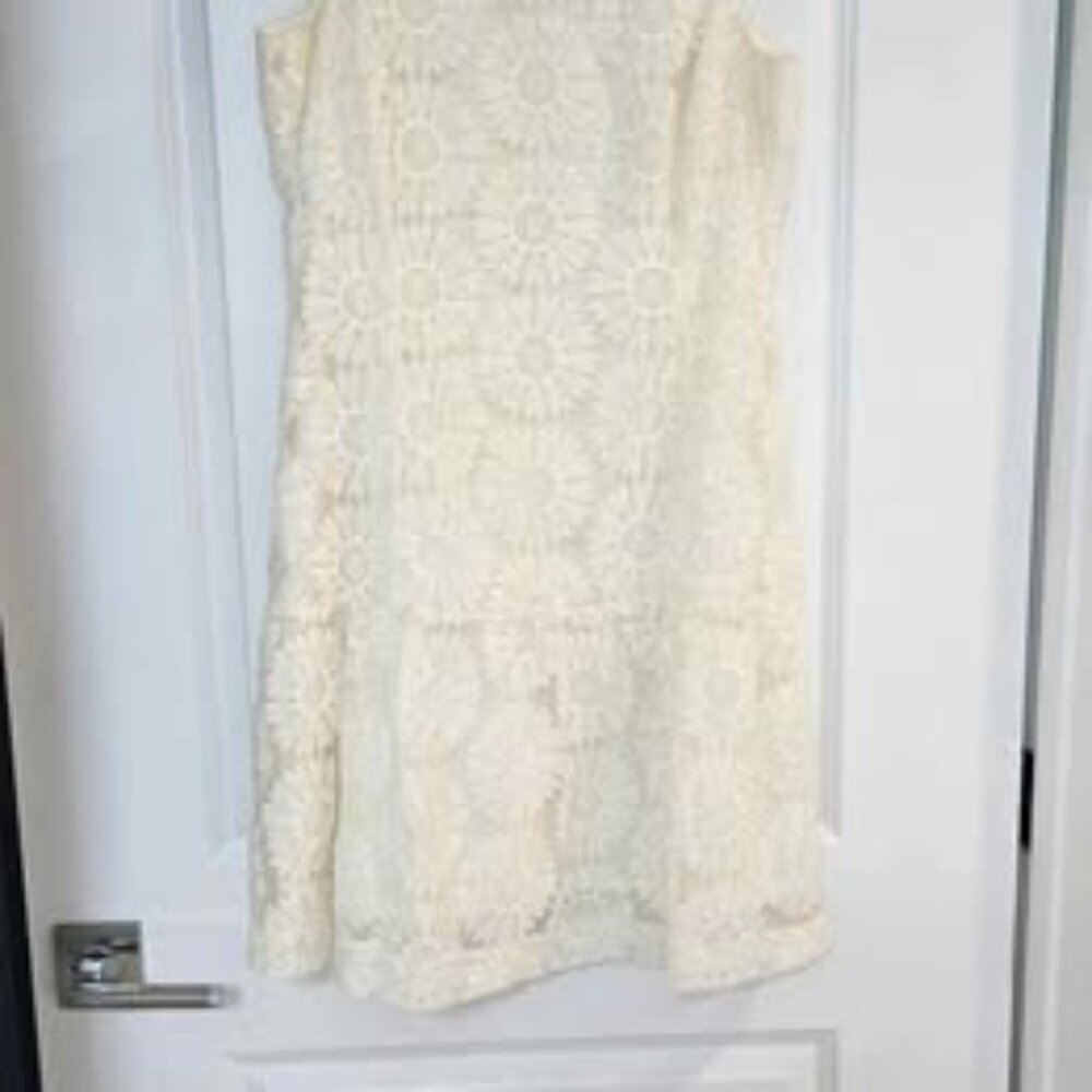 Banana Republic white/ivory dress, size 12